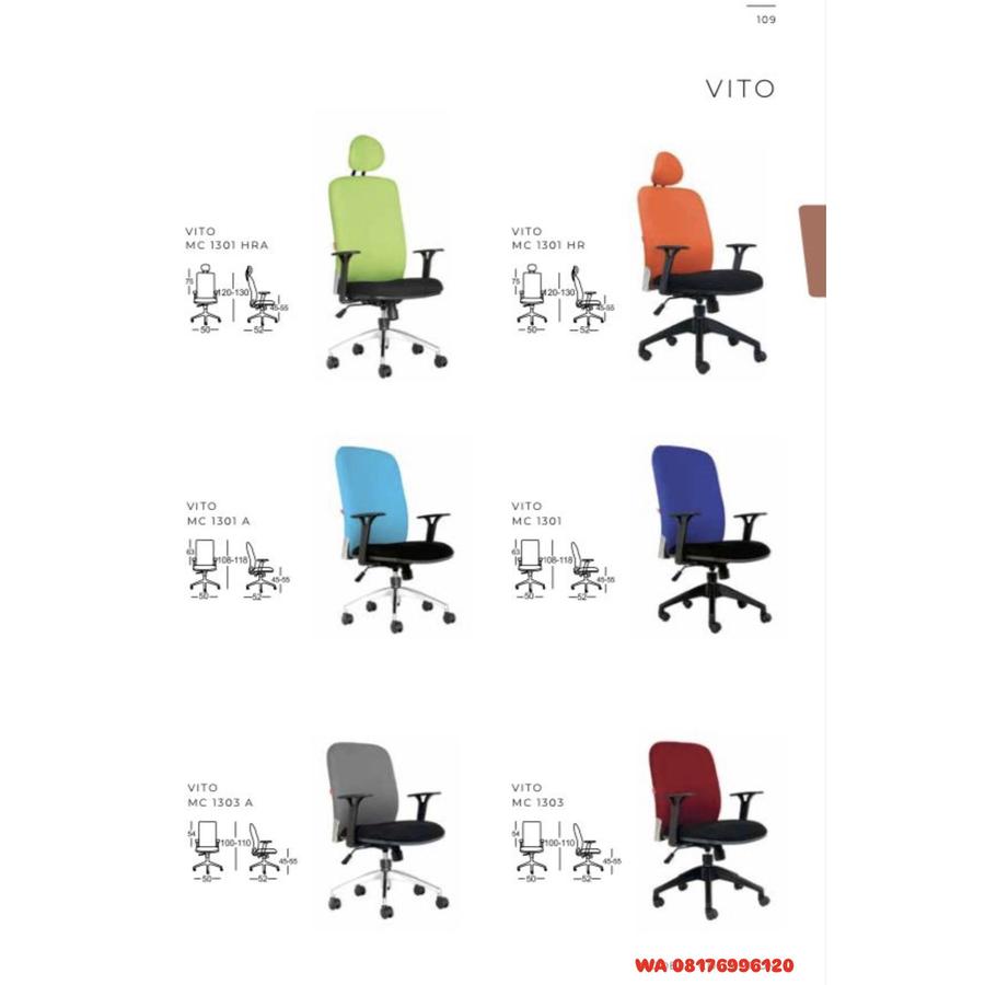 Kursi Kantor Chairman VITO MC 1301 HRA 1301 A 1303 A 1301 HR 1301 1303