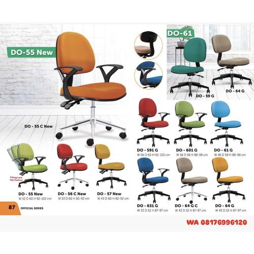 Kursi Kantor Donati DO - 55 56 57 C New & DO - 59 591 61 601 631 64 G C
