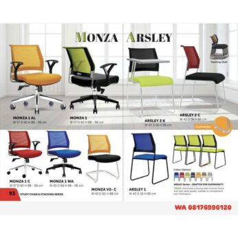 Kursi Kantor Donati MONZA 1 AL C WA V2- C & ARSLEY 1 2 K C