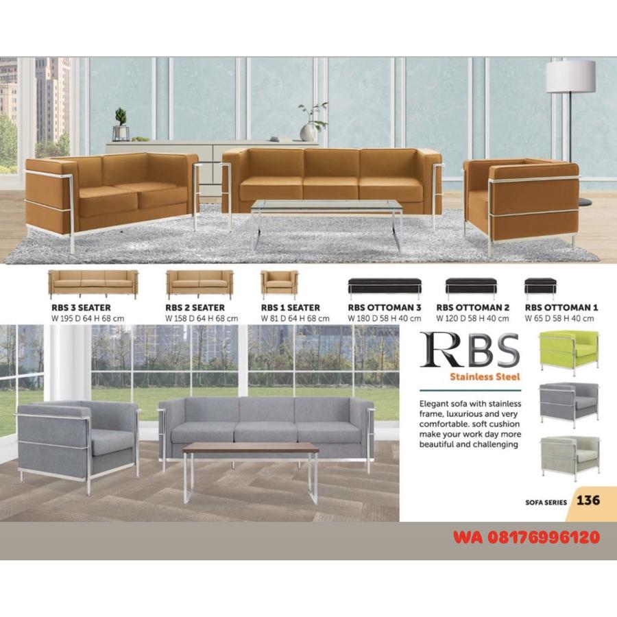 Kursi Kantor Donati RBS OTTOMAN 1 2 3 SEATER