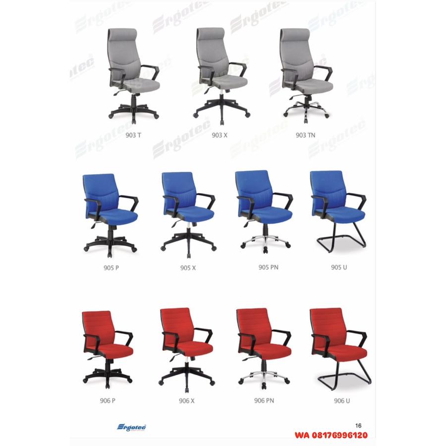 Kursi Kantor Ergotec 903 T 903 X 903 TN 905 P 905 X 905 PN 905 U 906 P 906 X 906 PN 906 U