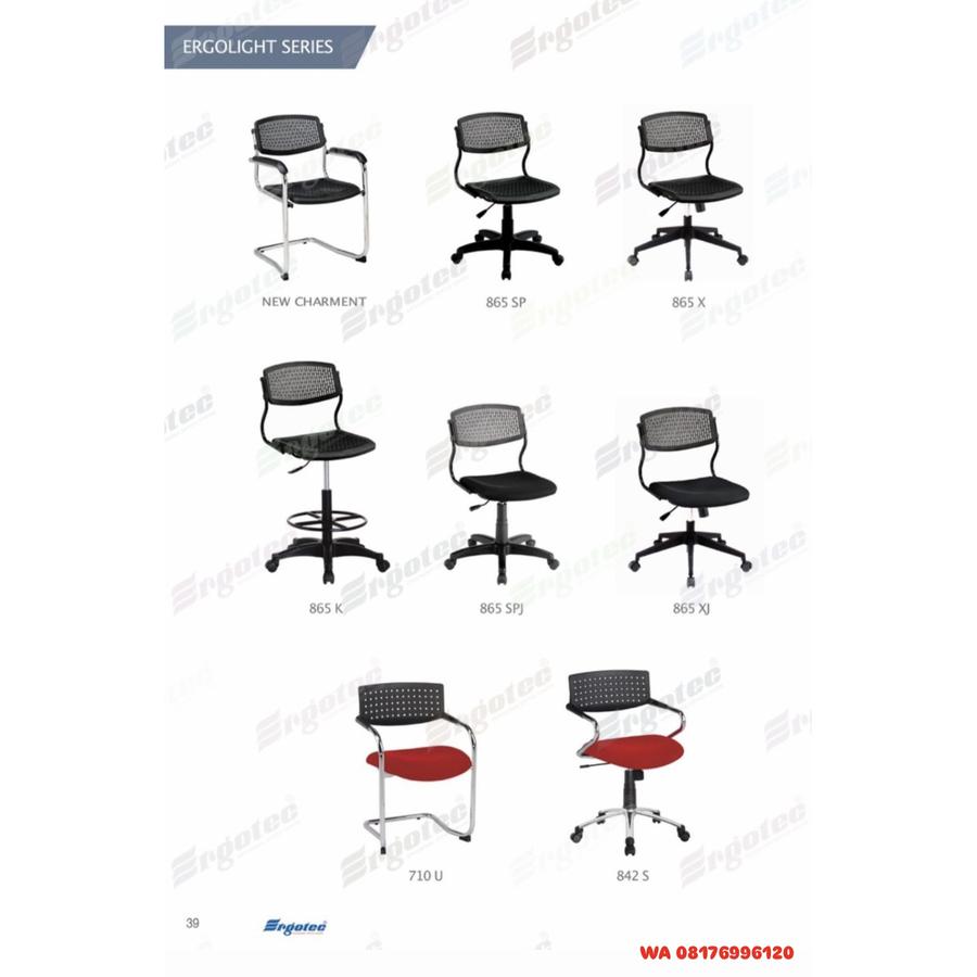Kursi Kantor Ergotec NEW CHARMENT 865 SP 865 X 865 K 865 SPJ 865 XJ 710 U 842 S
