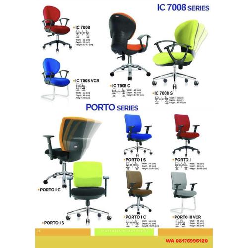 Kursi Kantor Ichiko IC 7008 7008 S 7008 C 7008 VCR & PORTO I I S I C III VCR