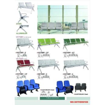 Kursi Kantor Ichiko VICTORY – 2 2 F 3 3 F 4 4 F & AUDITORIUM 2 Seat 3 Seat