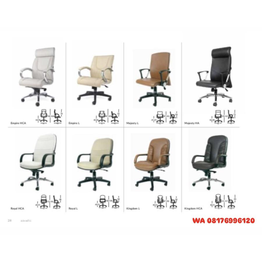 Kursi Kantor Savello Eksekutif Empire HCA L, Royal HCA L, Majesty L HA, Kingdom L HCA