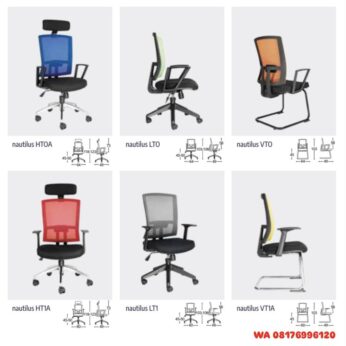 Kursi Kantor Savello NAUTILUS HT0A LT0 VT0 HT1A LT1 VT1A