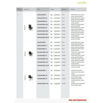 Kursi Kantor Savello SIGNATURE H HA HC HCA HK HKA HKC HKCA L LA LC LCA LK LKA LKC LKCA V VA VK VKA