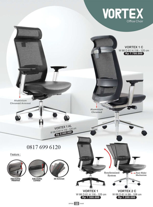 Kursi Kantor Donati Ultimate VORTEX